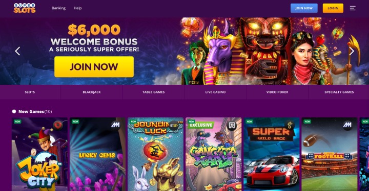 SuperSlots Welcome Bonus